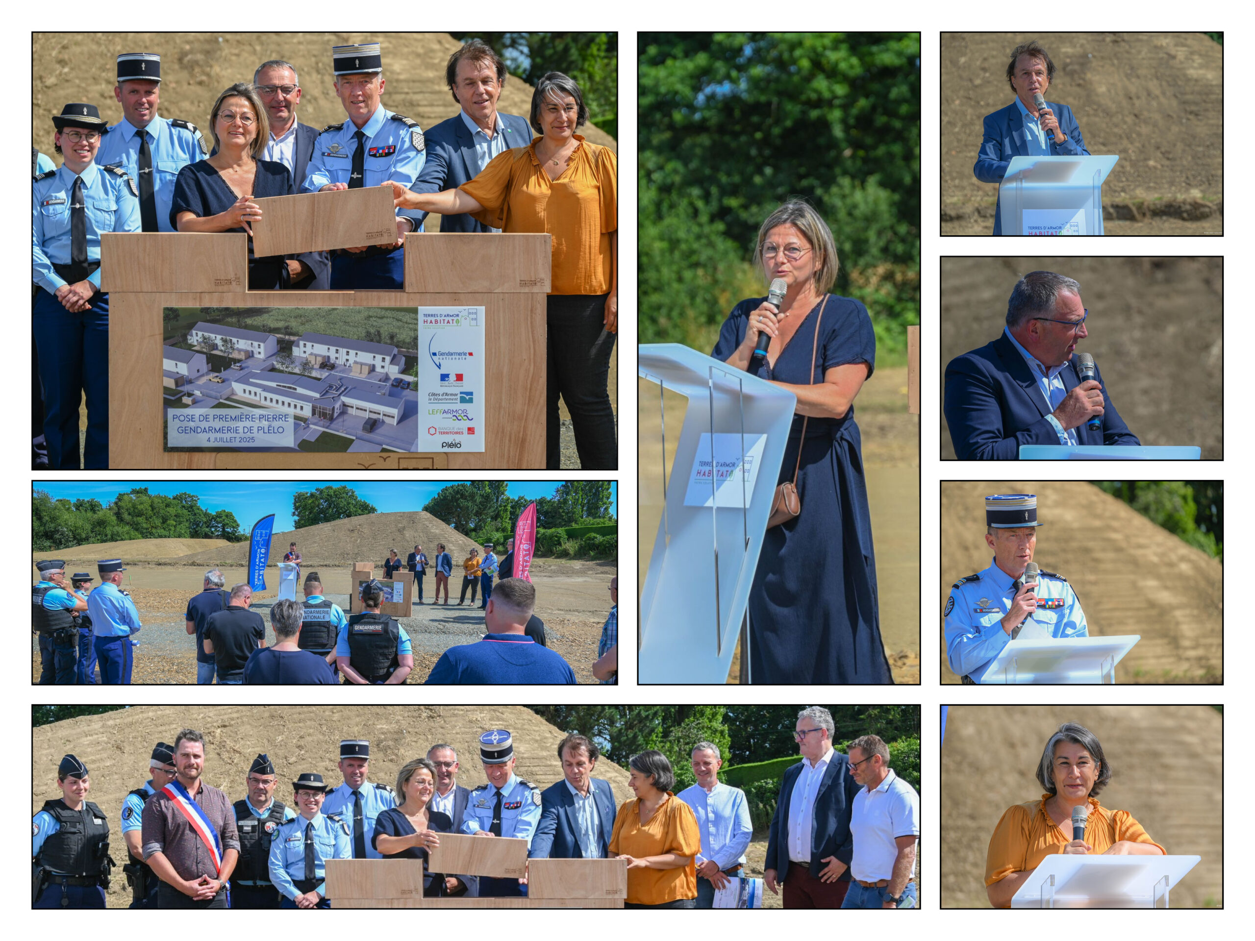 1ere pierre Gendarmerie Plélo Site TAH